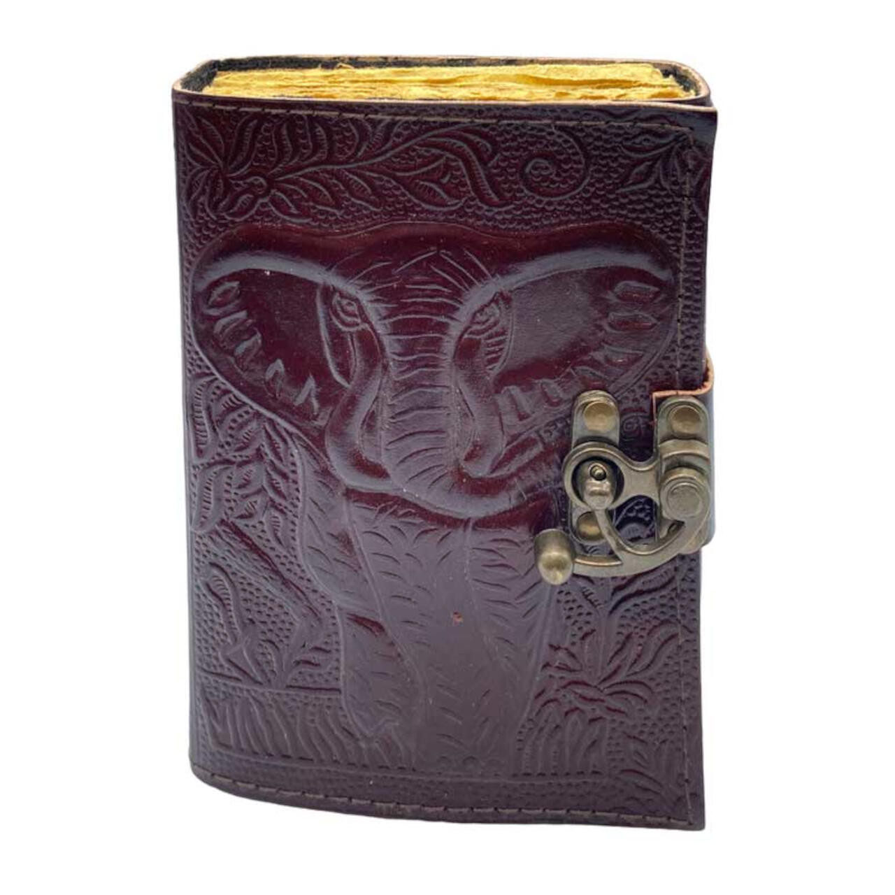 Elephant Journal Aged Looking for Paper leather w/a Latch